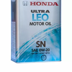 Масло моторное синтетическое Honda Ultra LEO SN 0W20 Хонда