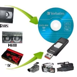 Оцифровка VHS VHS-C Hi8 miniDV