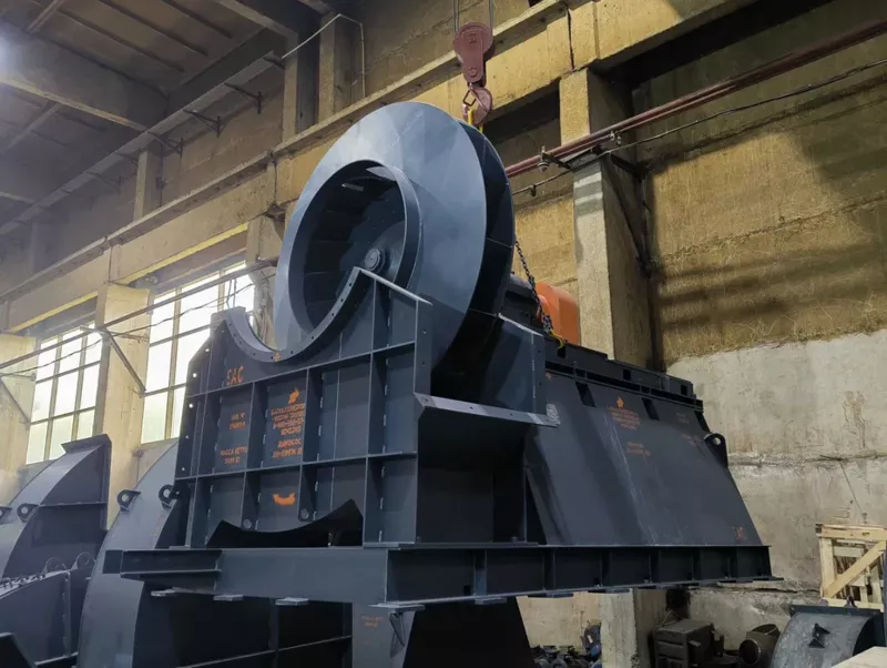 Дымососы ДН с ходовой частью производительностью 38 300–207 000 м³ 5